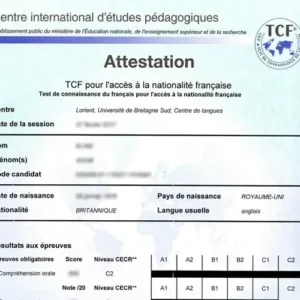 TCF-certificaat online kopen